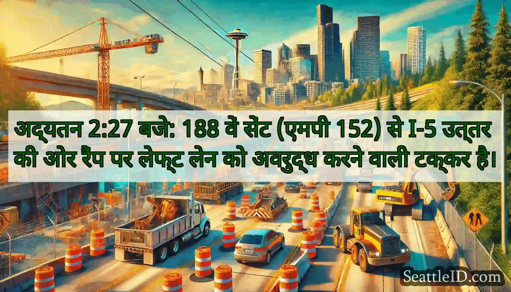 अद्यतन 2:27 बजे: 188 वें सेंट (एमपी 152) से I-5