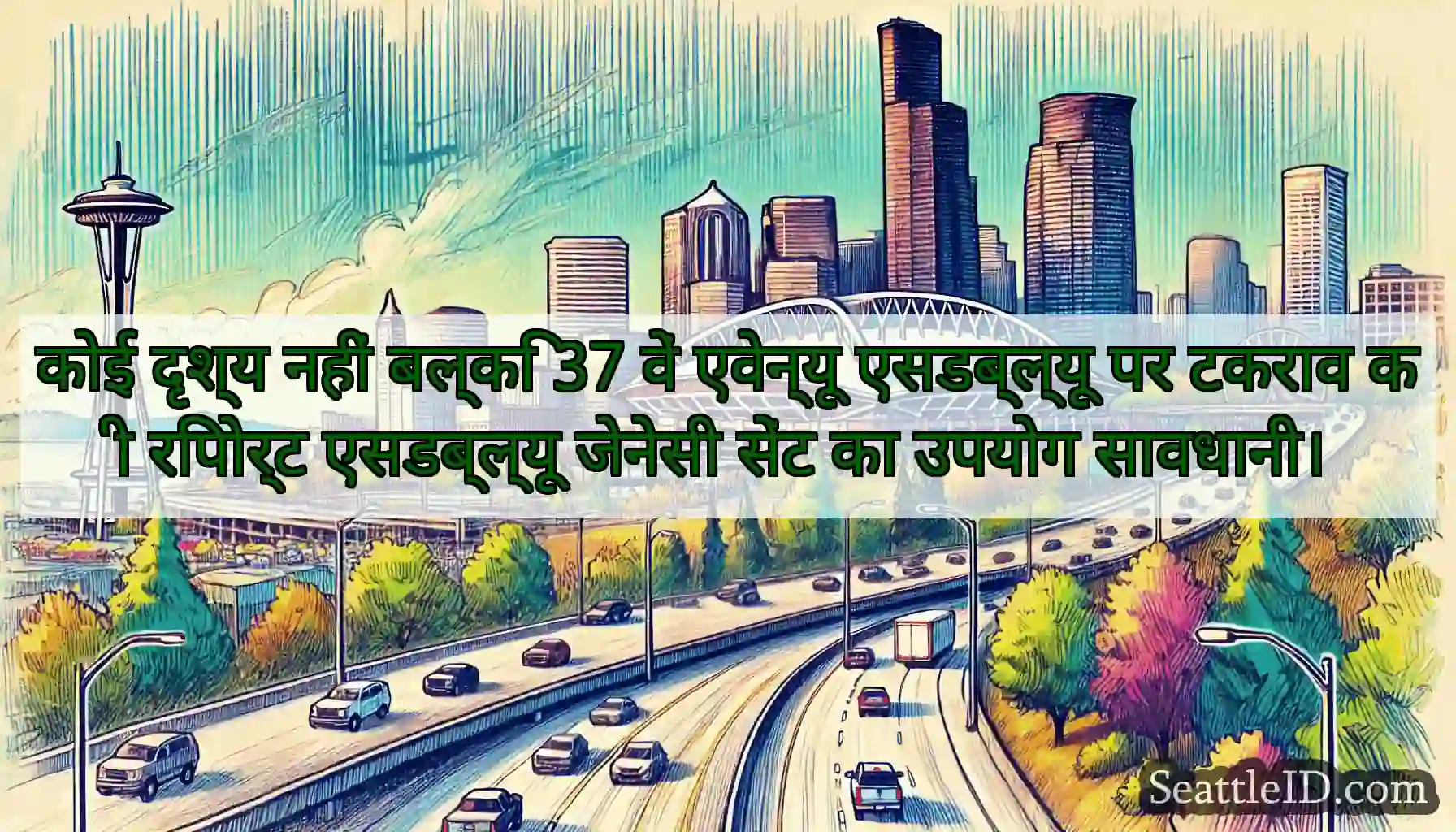 कोई दृश्य नहीं बल्कि 37 वें एवेन्यू एसडब्ल्यू पर