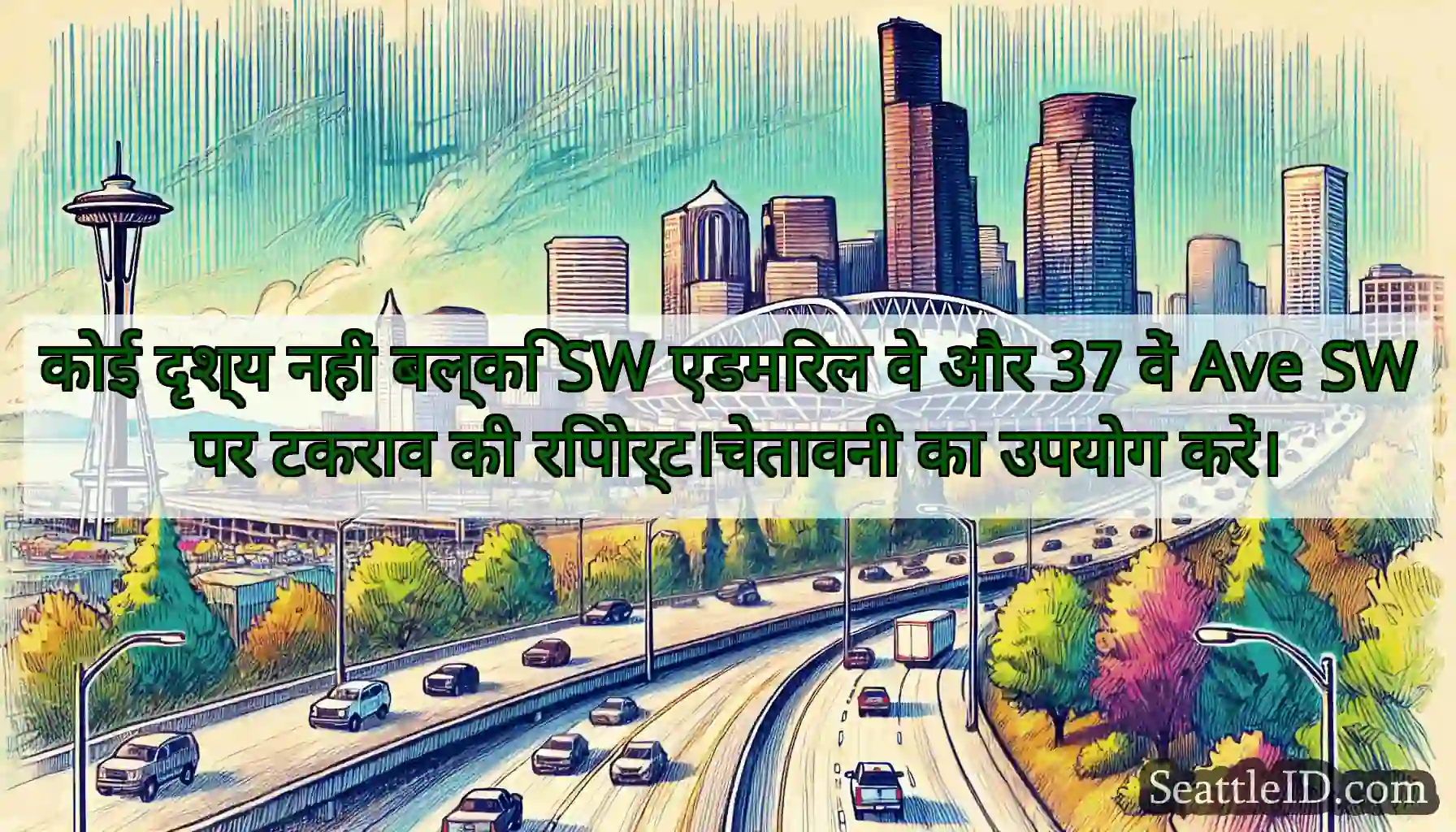 कोई दृश्य नहीं बल्कि SW एडमिरल वे और 37 वें Ave