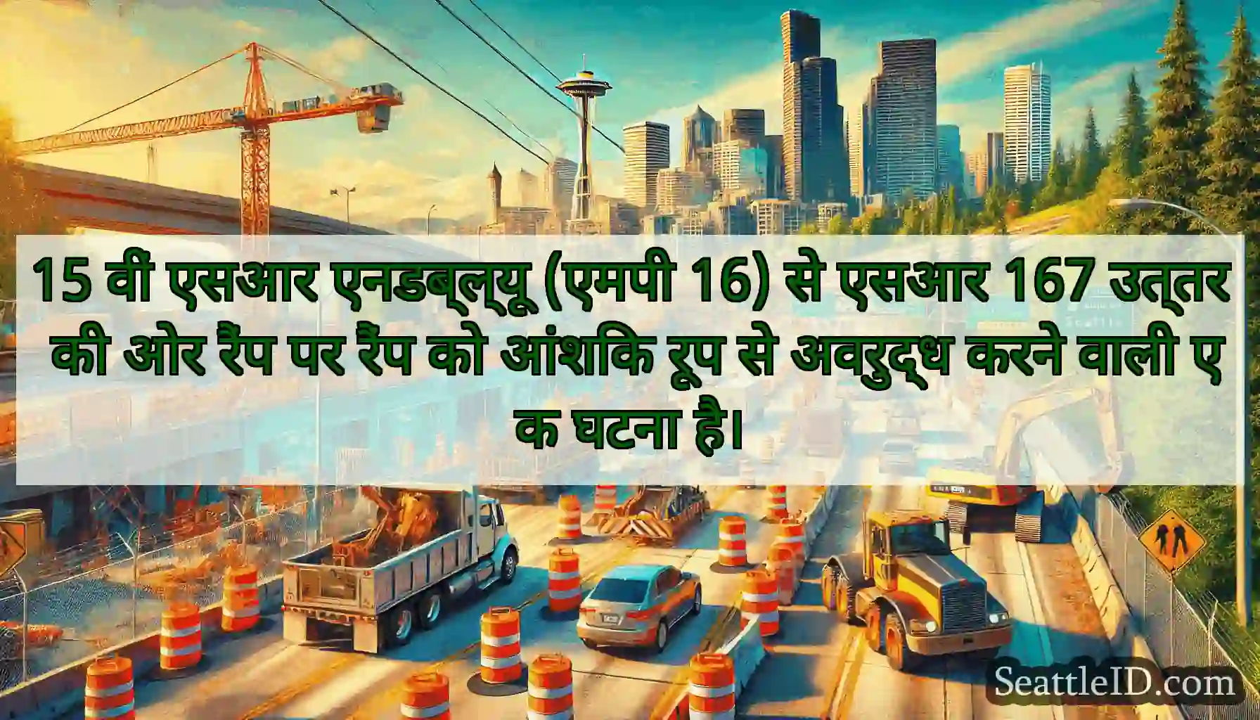 15 वीं एसआर एनडब्ल्यू (एमपी 16) से एसआर 167 उत्तर