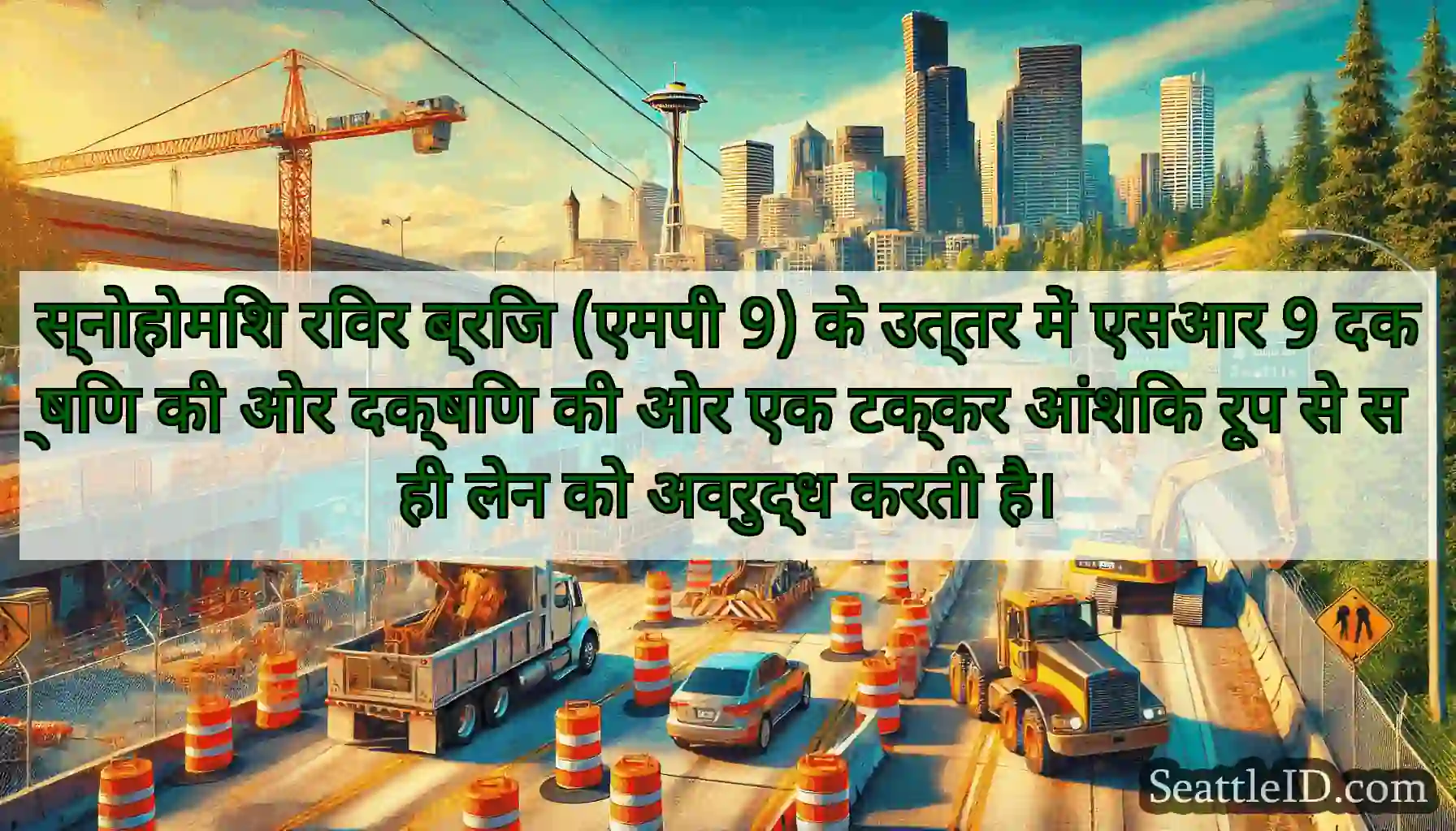 स्नोहोमिश रिवर ब्रिज (एमपी 9) के उत्तर में एसआर 9