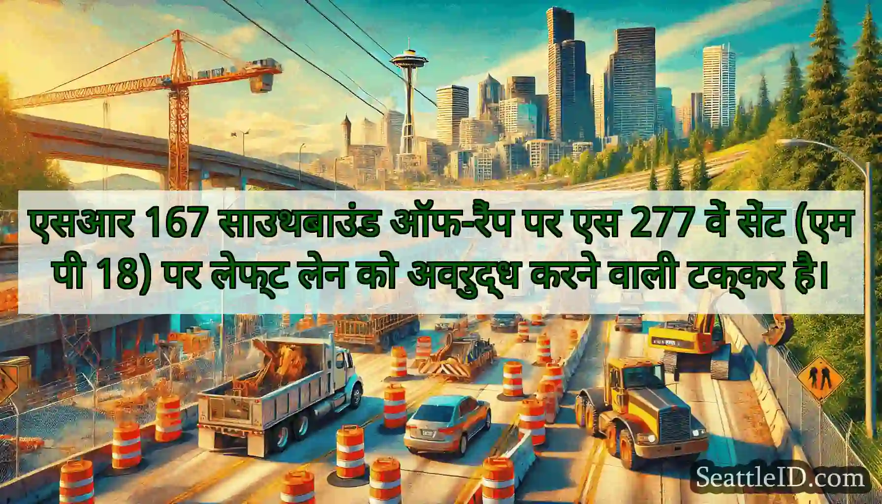 एसआर 167 साउथबाउंड ऑफ-रैंप पर एस 277 वें सेंट