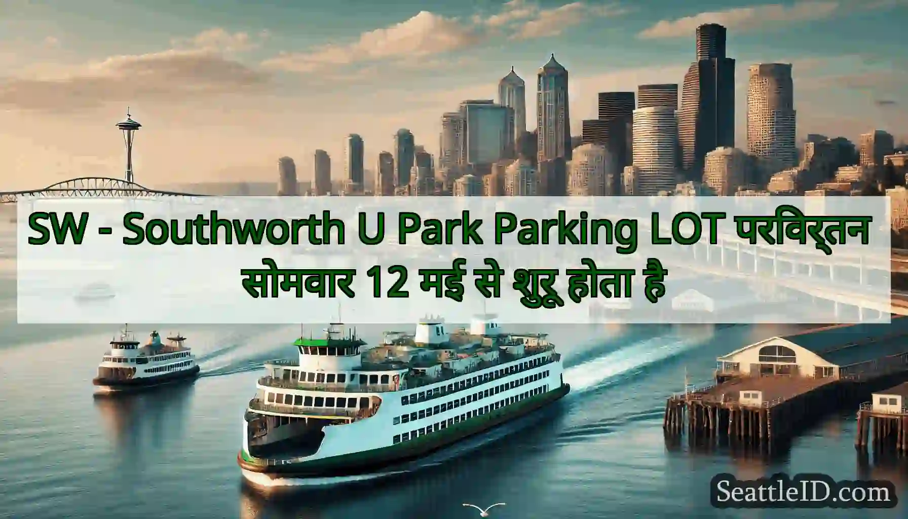 SW - Southworth U Park Parking LOT परिवर्तन