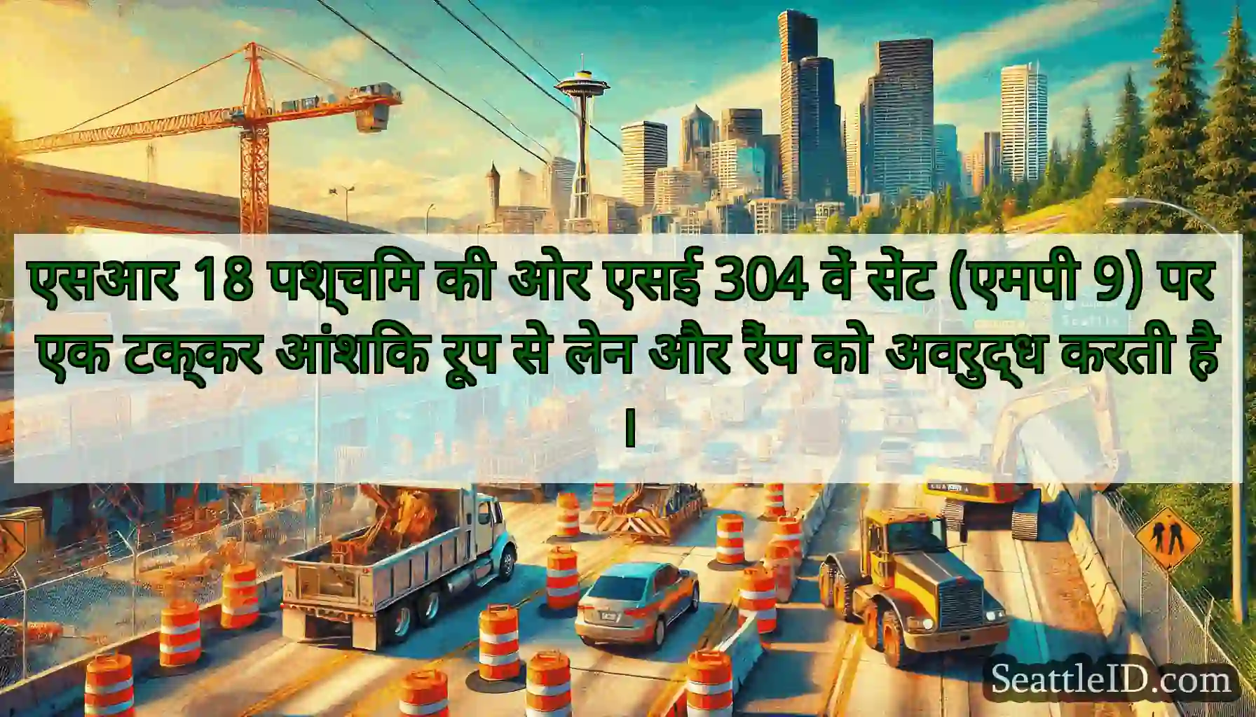 एसआर 18 पश्चिम की ओर एसई 304 वें सेंट (एमपी 9) पर