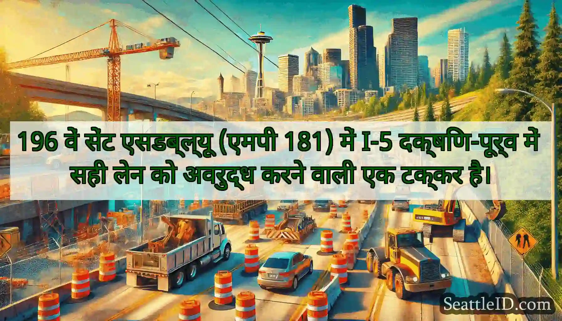 196 वें सेंट एसडब्ल्यू (एमपी 181) में I-5