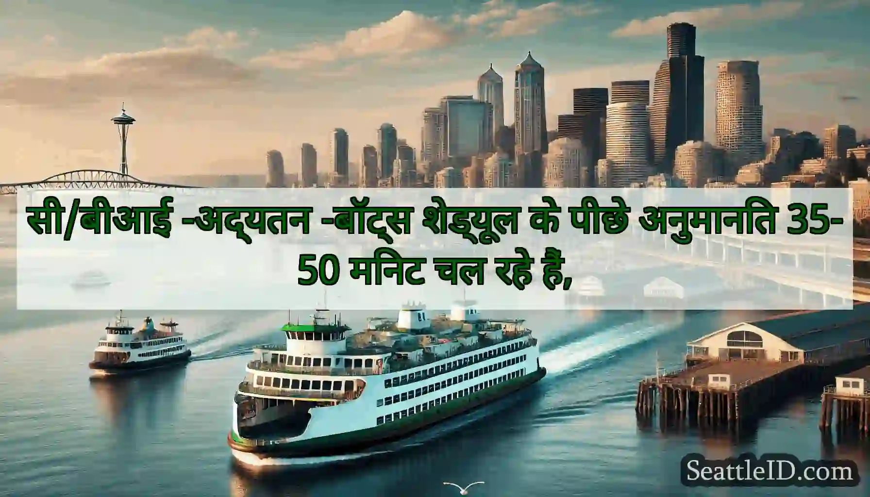 सी/बीआई -अद्यतन -बॉट्स शेड्यूल के पीछे अनुमानित