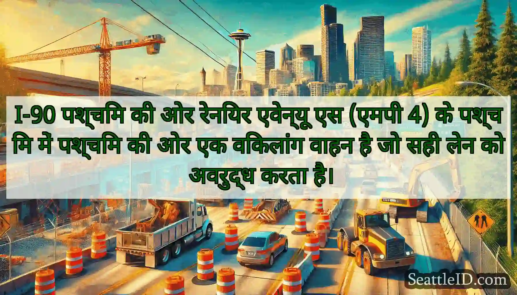 I-90 पश्चिम की ओर रेनियर एवेन्यू एस (एमपी 4) के
