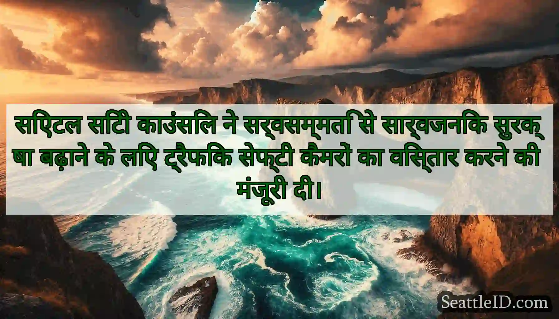 सिएटल सिटी काउंसिल ने सर्वसम्मति से सार्वजनिक
