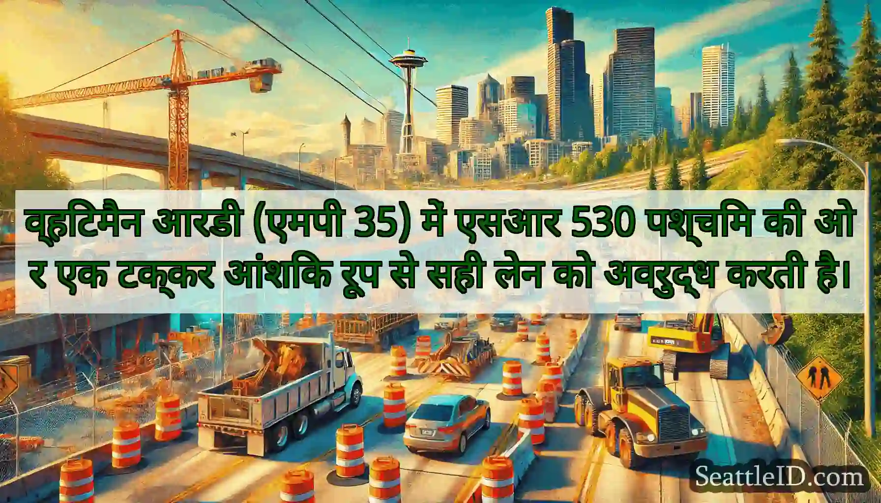 व्हिटमैन आरडी (एमपी 35) में एसआर 530 पश्चिम की ओर