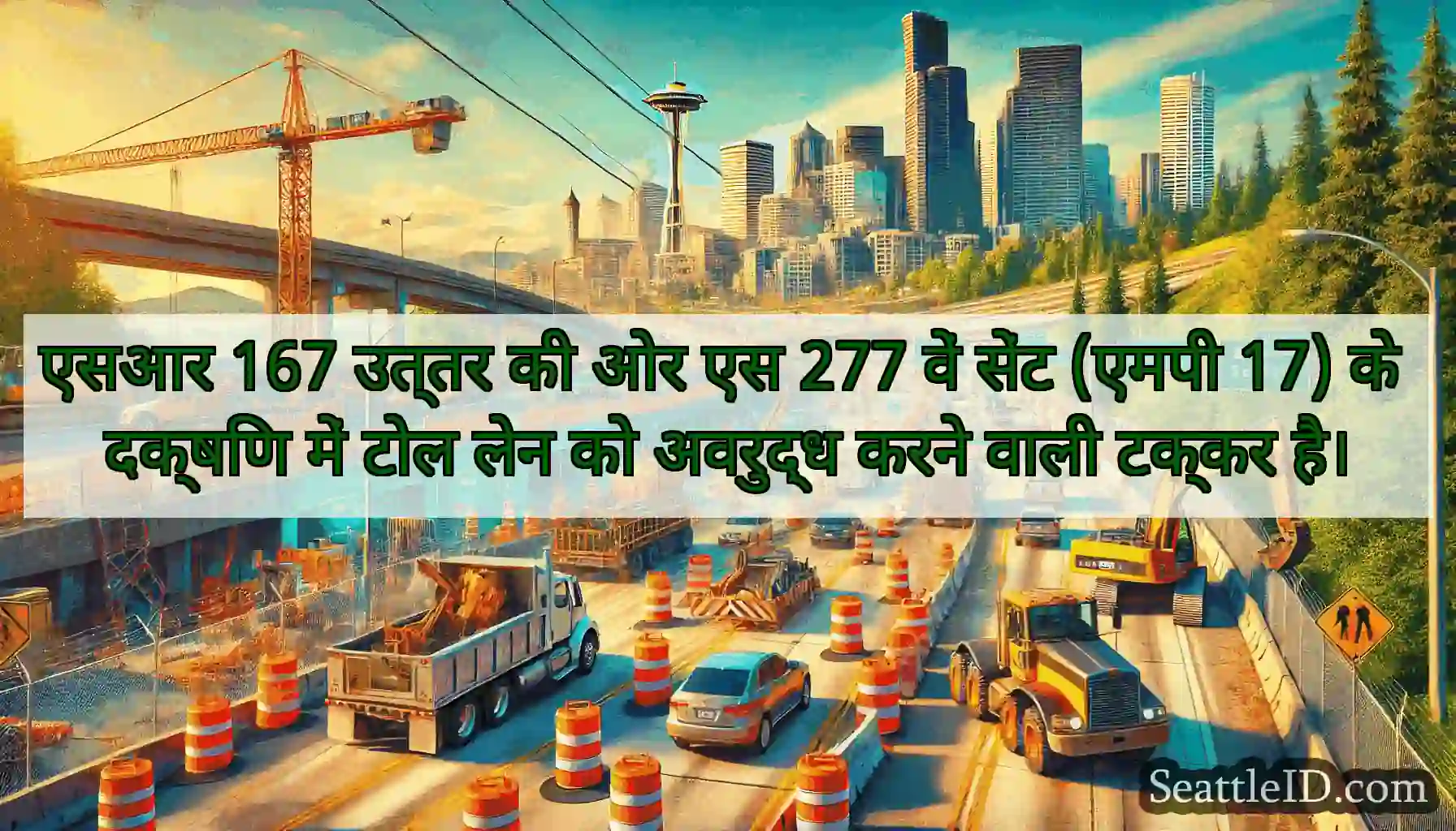 एसआर 167 उत्तर की ओर एस 277 वें सेंट (एमपी 17) के