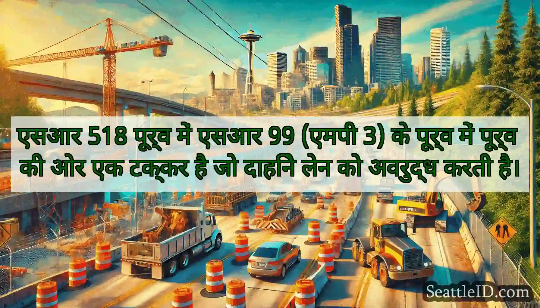 एसआर 518 पूर्व में एसआर 99 (एमपी 3) के पूर्व में