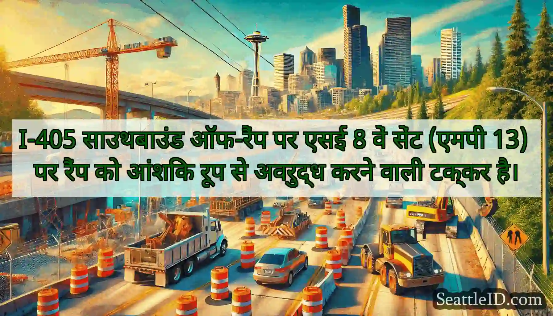 I-405 साउथबाउंड ऑफ-रैंप पर एसई 8 वें सेंट (एमपी