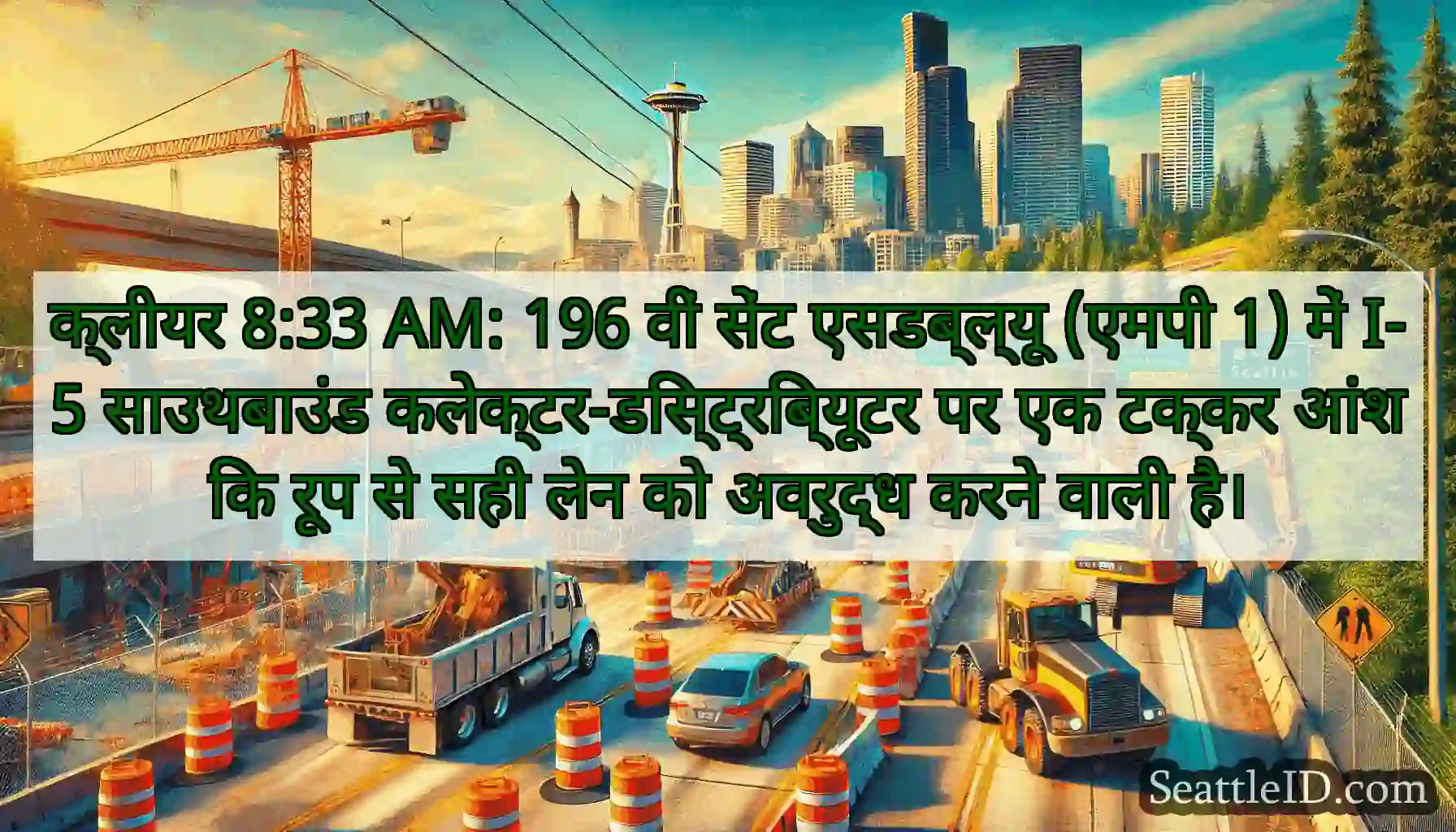 क्लीयर 8:33 AM: 196 वीं सेंट एसडब्ल्यू (एमपी 1)