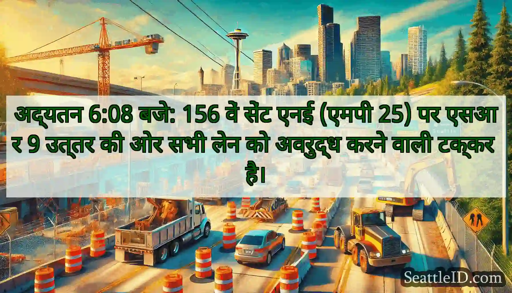 अद्यतन 6:08 बजे: 156 वें सेंट एनई (एमपी 25) पर