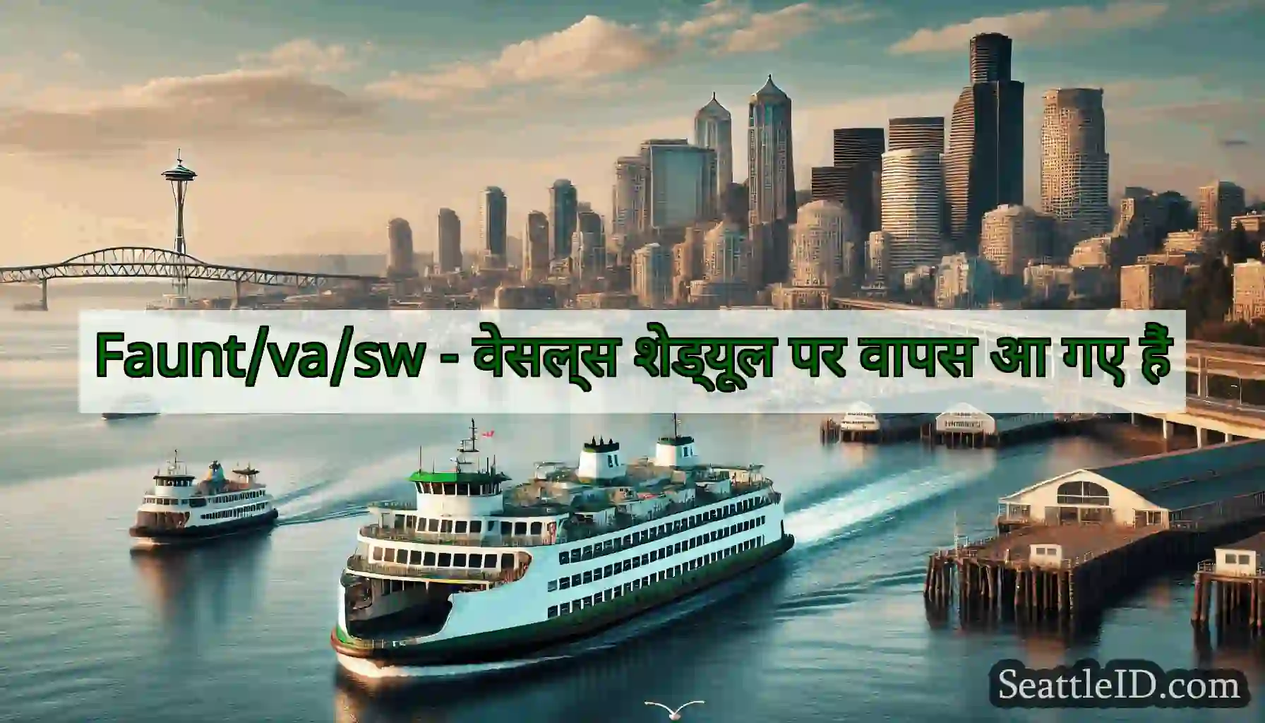 Faunt/va/sw - वेसल्स शेड्यूल पर वापस आ गए हैं