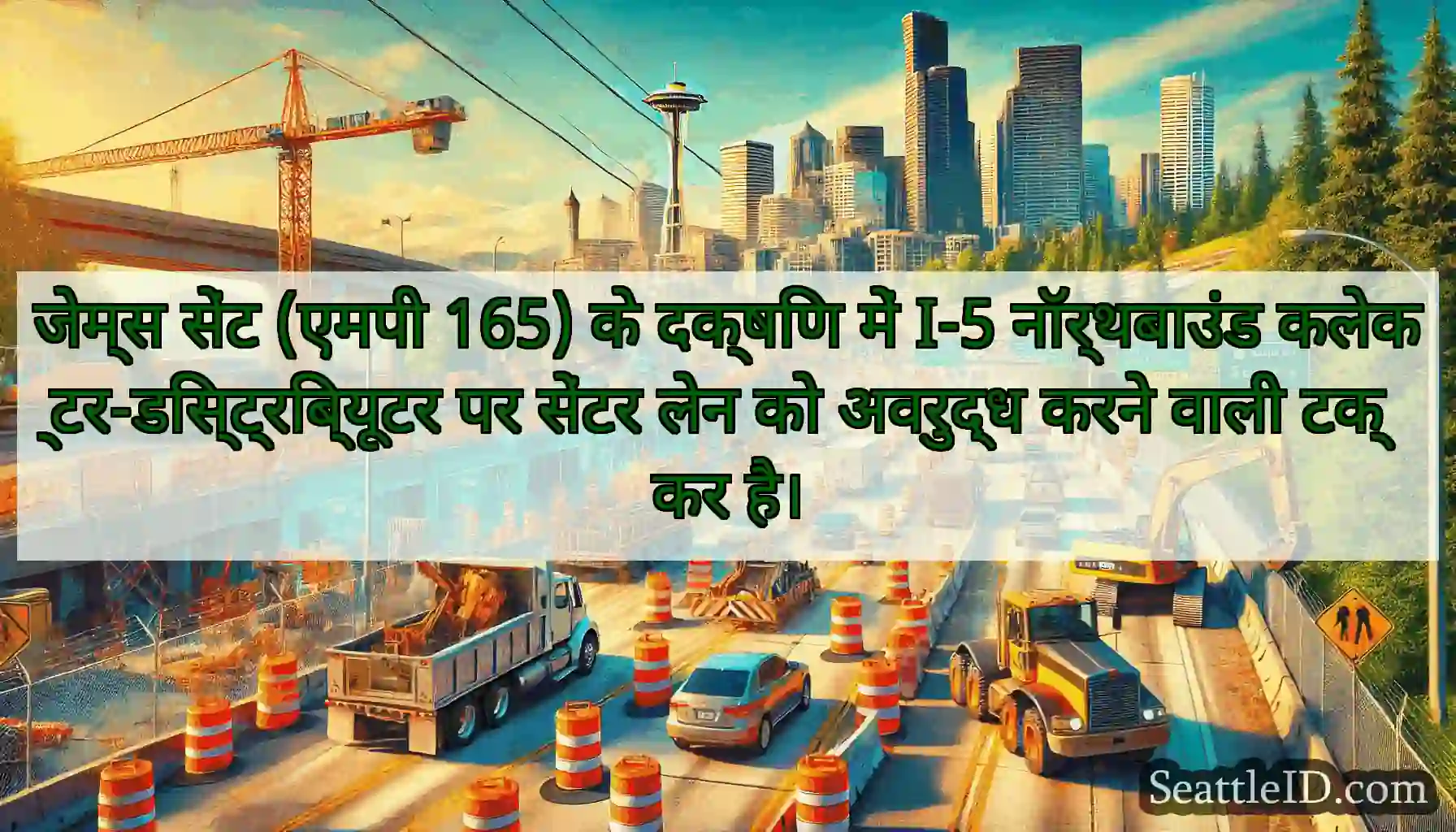जेम्स सेंट (एमपी 165) के दक्षिण में I-5
