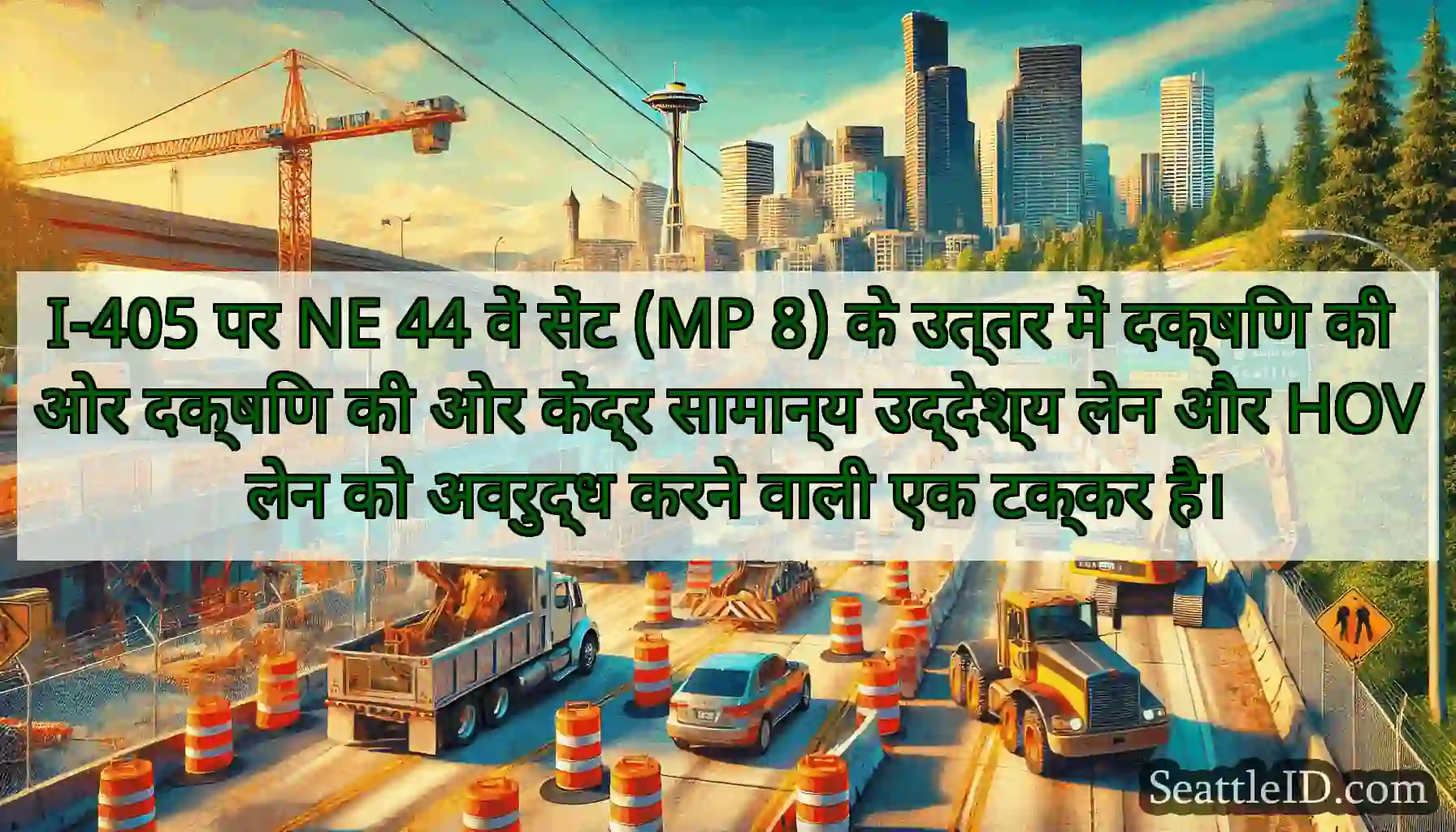 I-405 पर NE 44 वें सेंट (MP 8) के उत्तर में