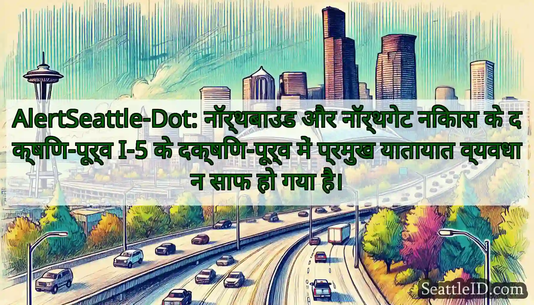AlertSeattle-Dot: नॉर्थबाउंड और नॉर्थगेट निकास के