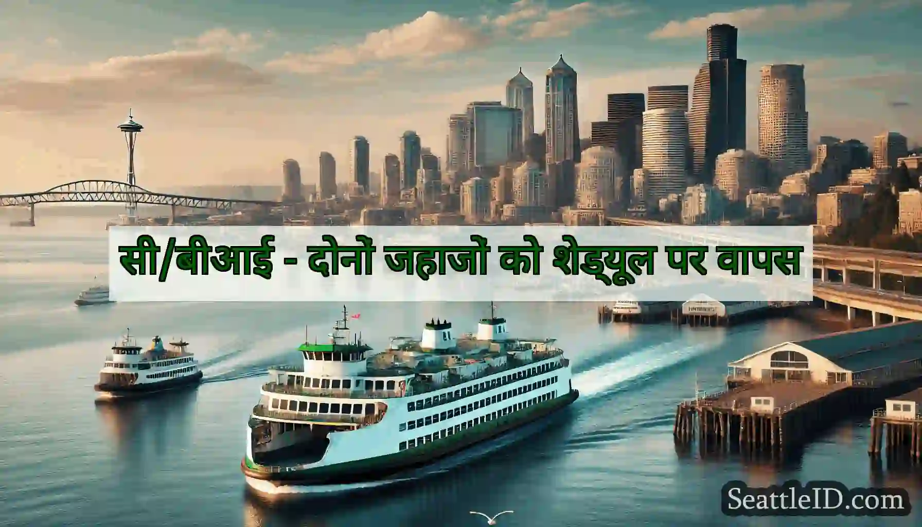 सी/बीआई - दोनों जहाजों को शेड्यूल पर वापस
