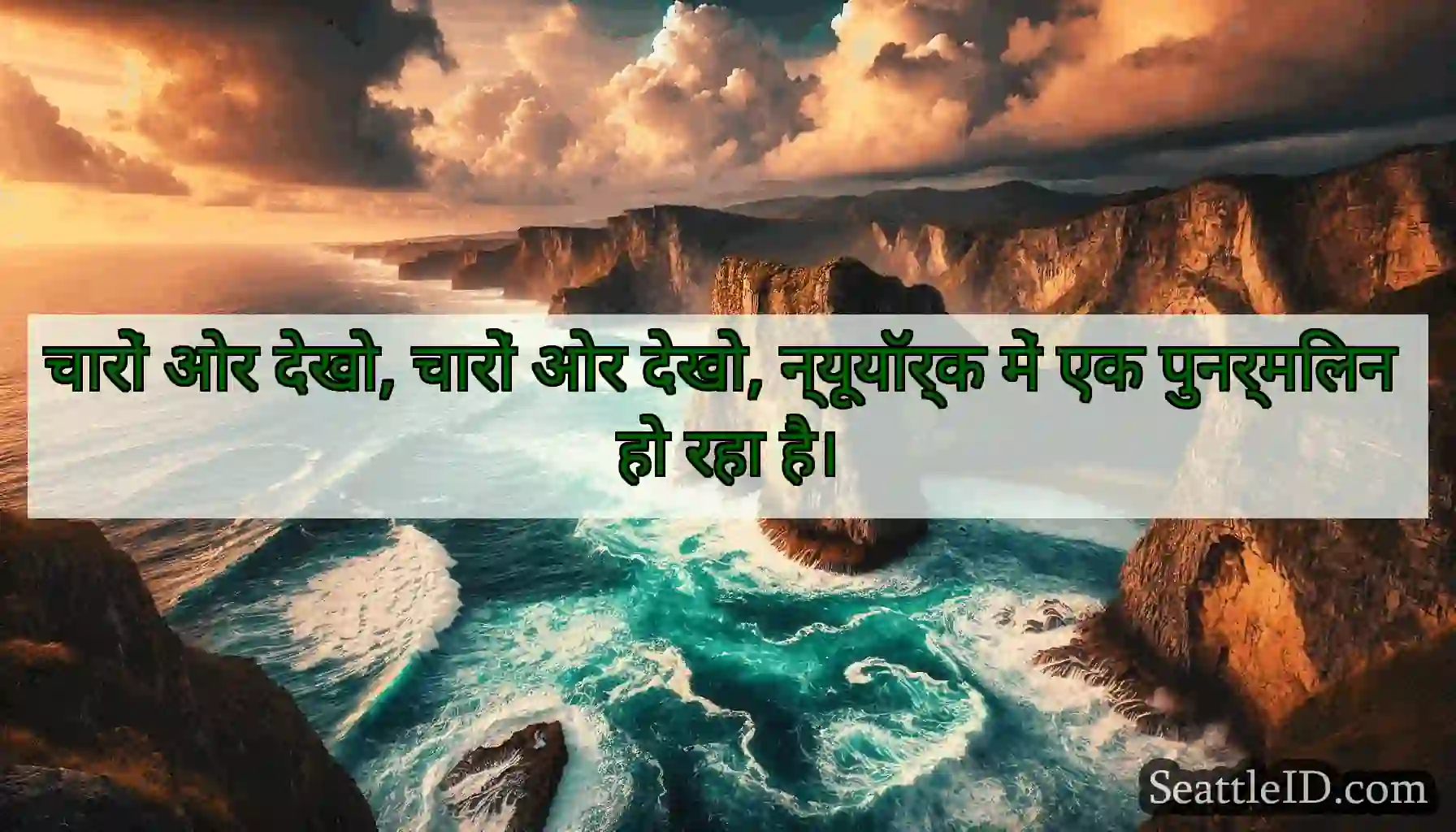 चारों ओर देखो, चारों ओर देखो, न्यूयॉर्क में एक