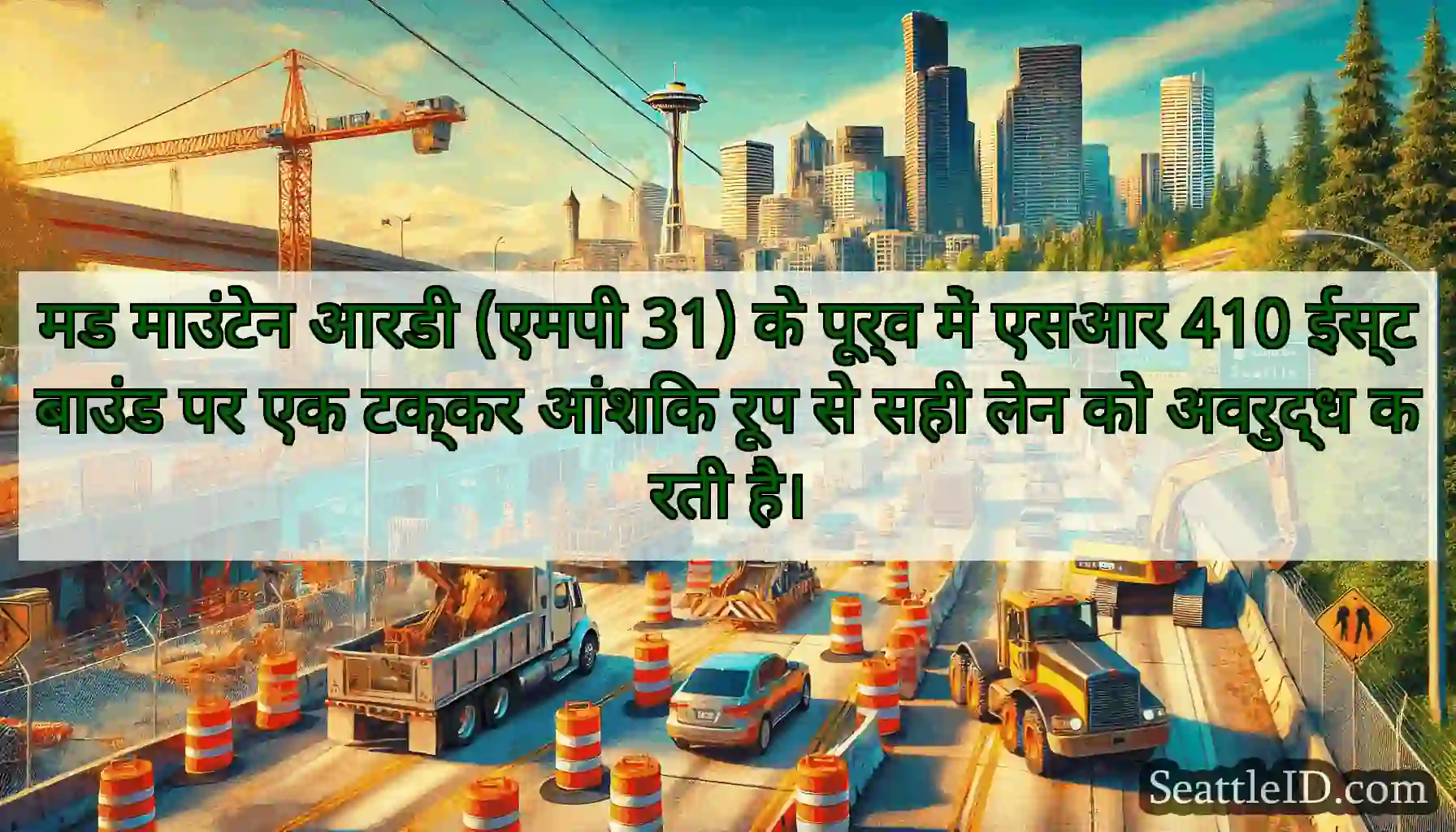 मड माउंटेन आरडी (एमपी 31) के पूर्व में एसआर 410