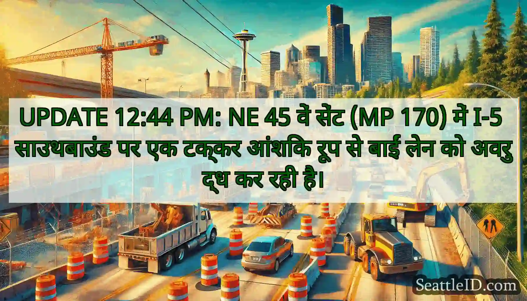 UPDATE 12:44 PM: NE 45 वें सेंट (MP 170) में I-5