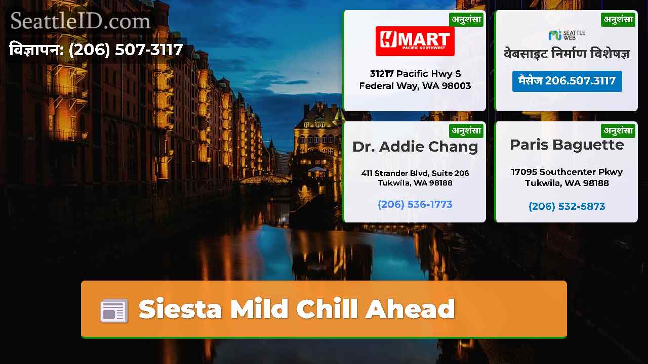 Siesta Mild Chill Ahead