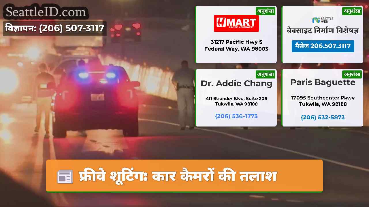 फ्रीवे शूटिंग: कार कैमरों की तलाश