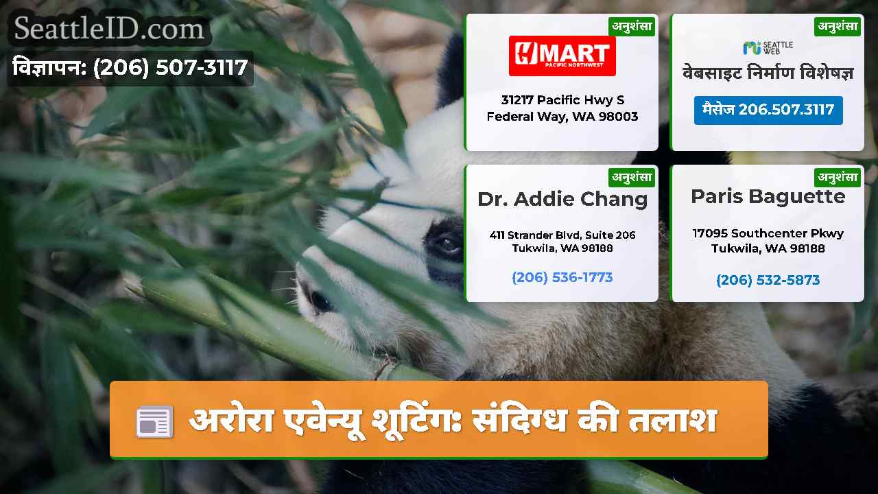 अरोरा एवेन्यू शूटिंग: संदिग्ध की तलाश