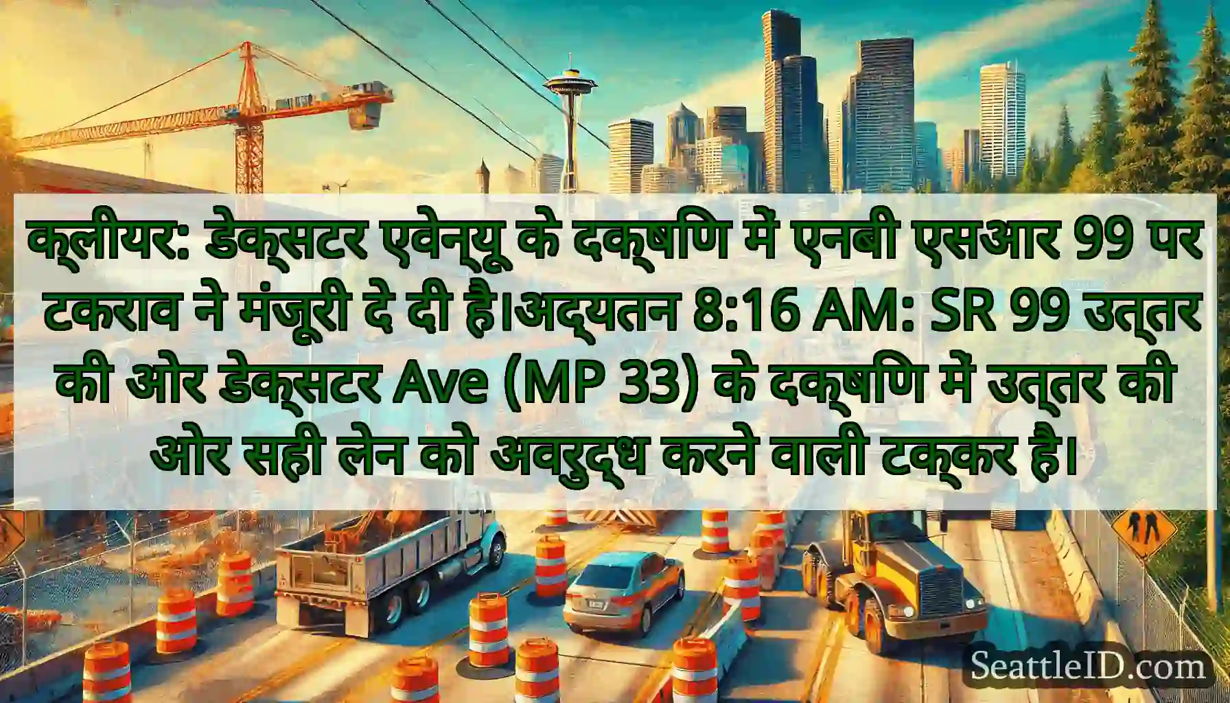 क्लीयर: डेक्सटर एवेन्यू के दक्षिण में एनबी एसआर