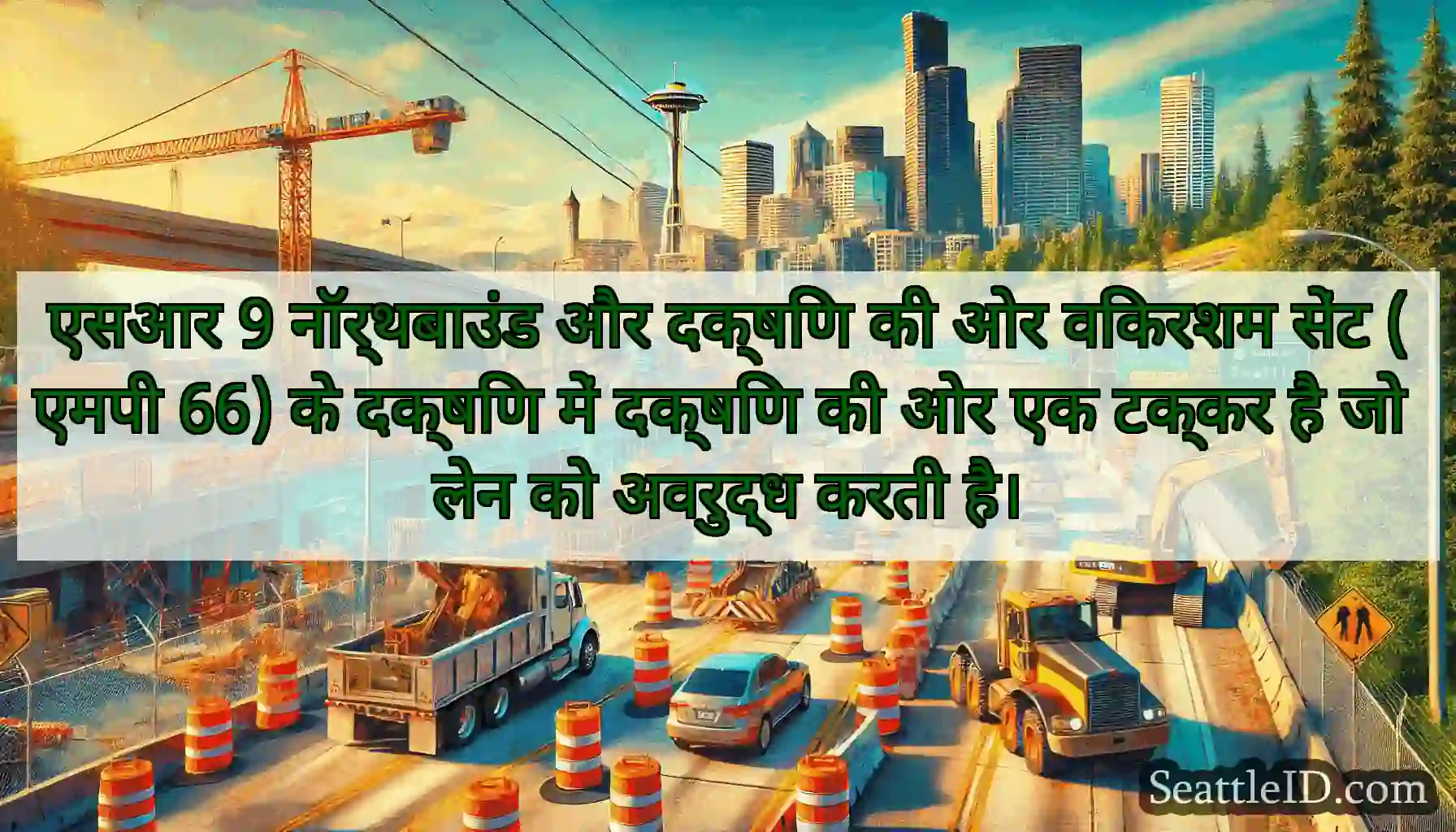 एसआर 9 नॉर्थबाउंड और दक्षिण की ओर विकरशम सेंट