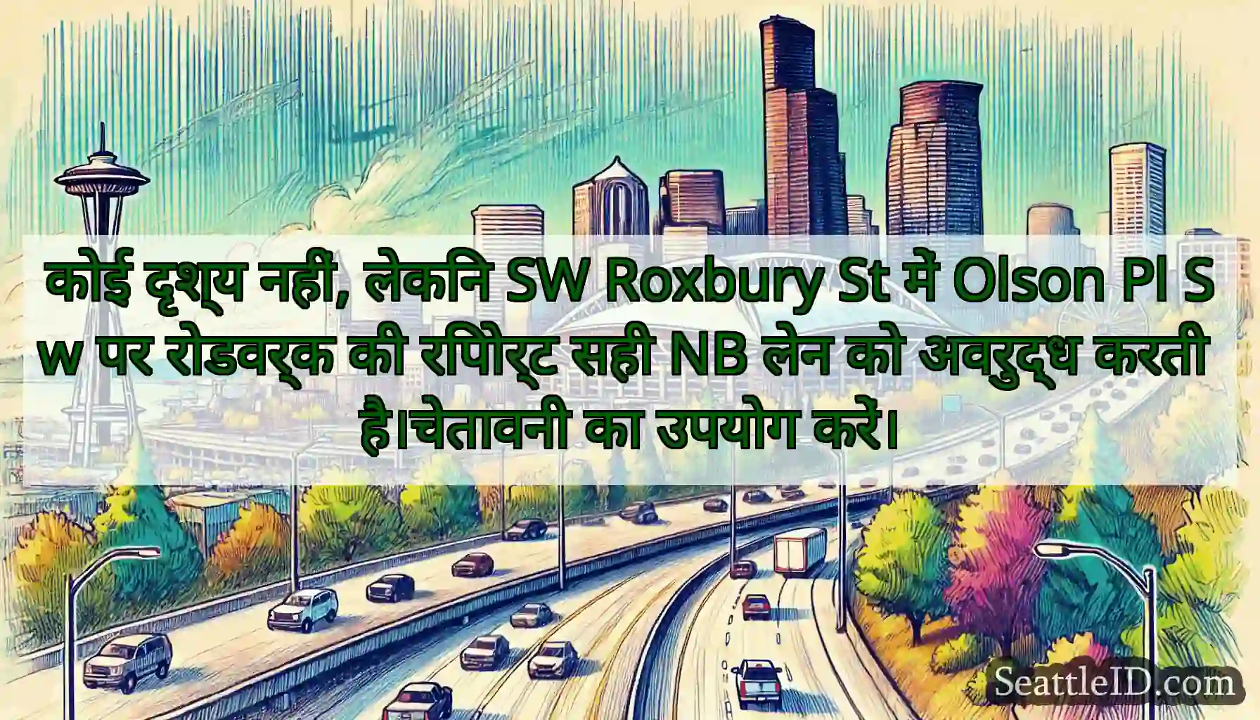 कोई दृश्य नहीं, लेकिन SW Roxbury St में Olson Pl