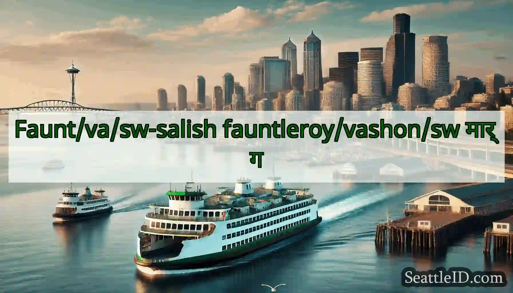 Faunt/va/sw-salish fauntleroy/vashon/sw मार्ग