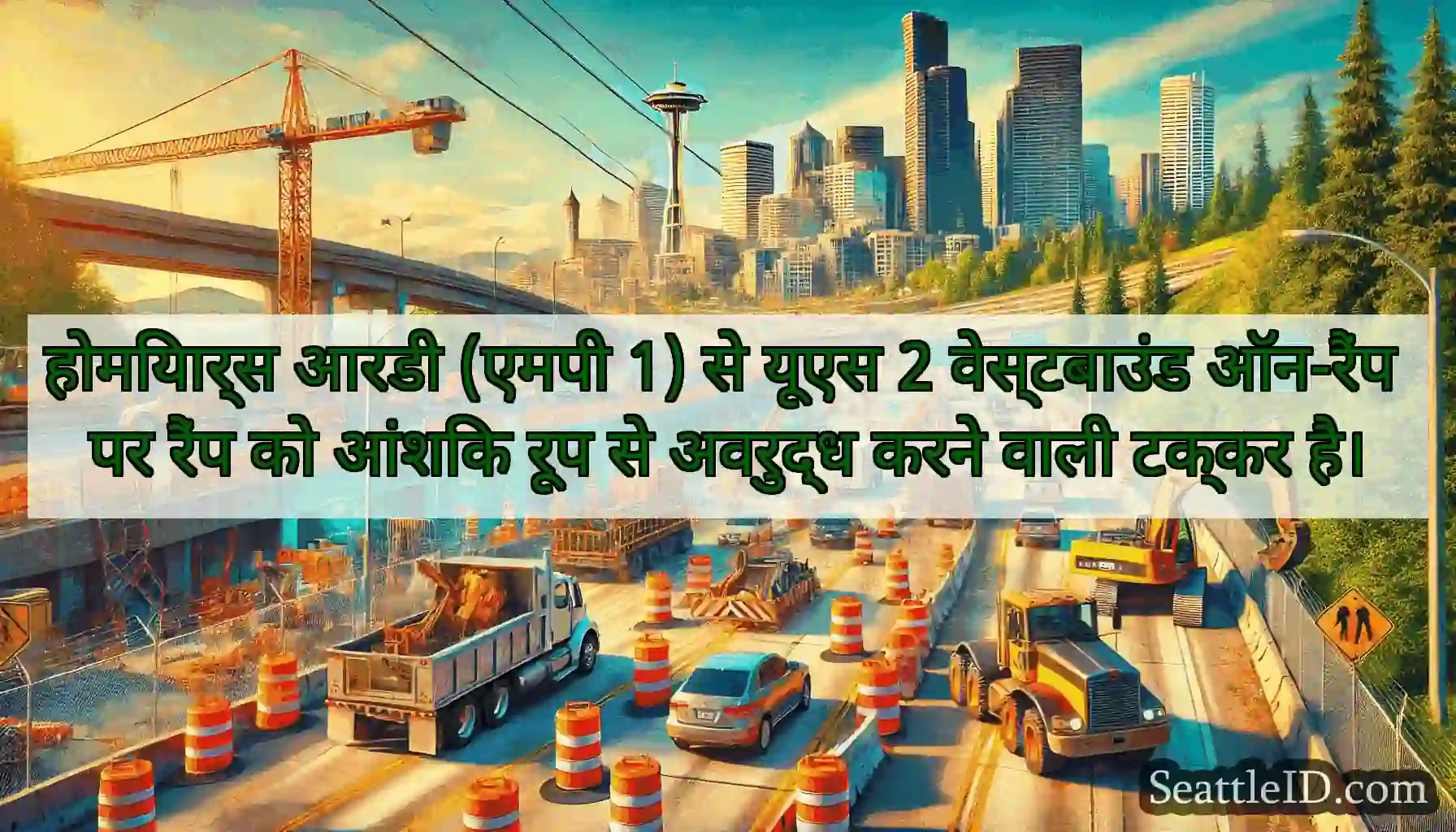 होमियार्स आरडी (एमपी 1) से यूएस 2 वेस्टबाउंड