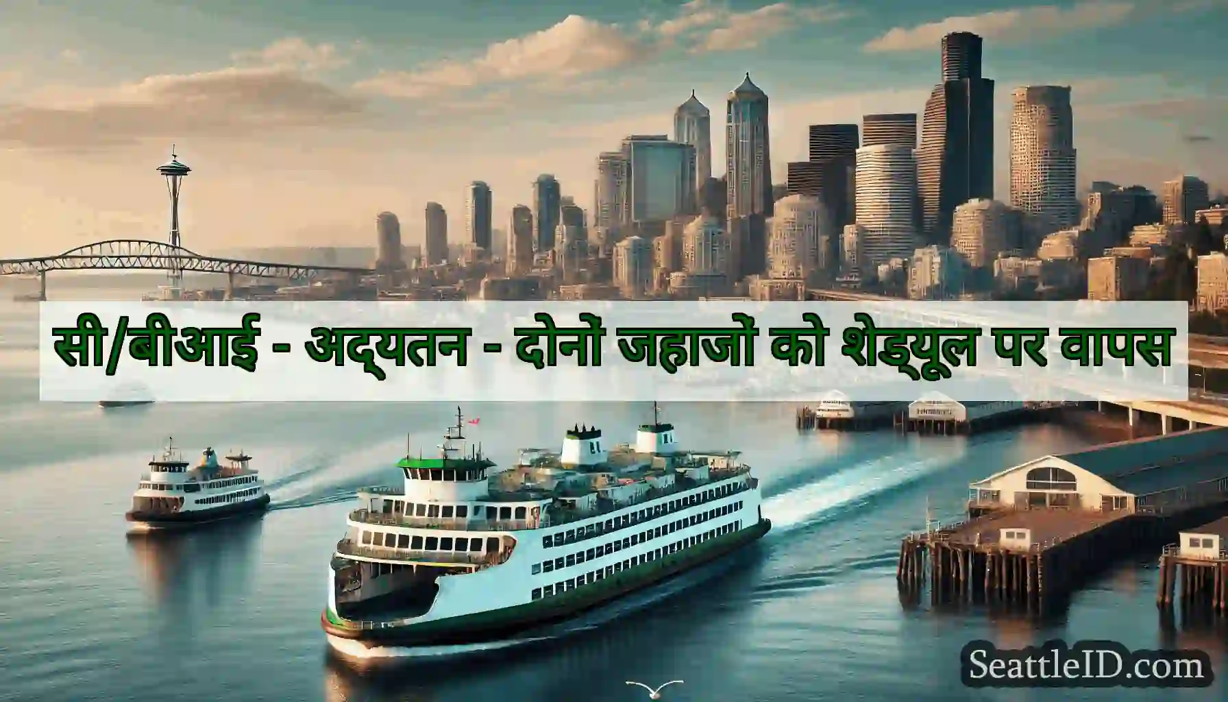 सी/बीआई - अद्यतन - दोनों जहाजों को शेड्यूल पर
