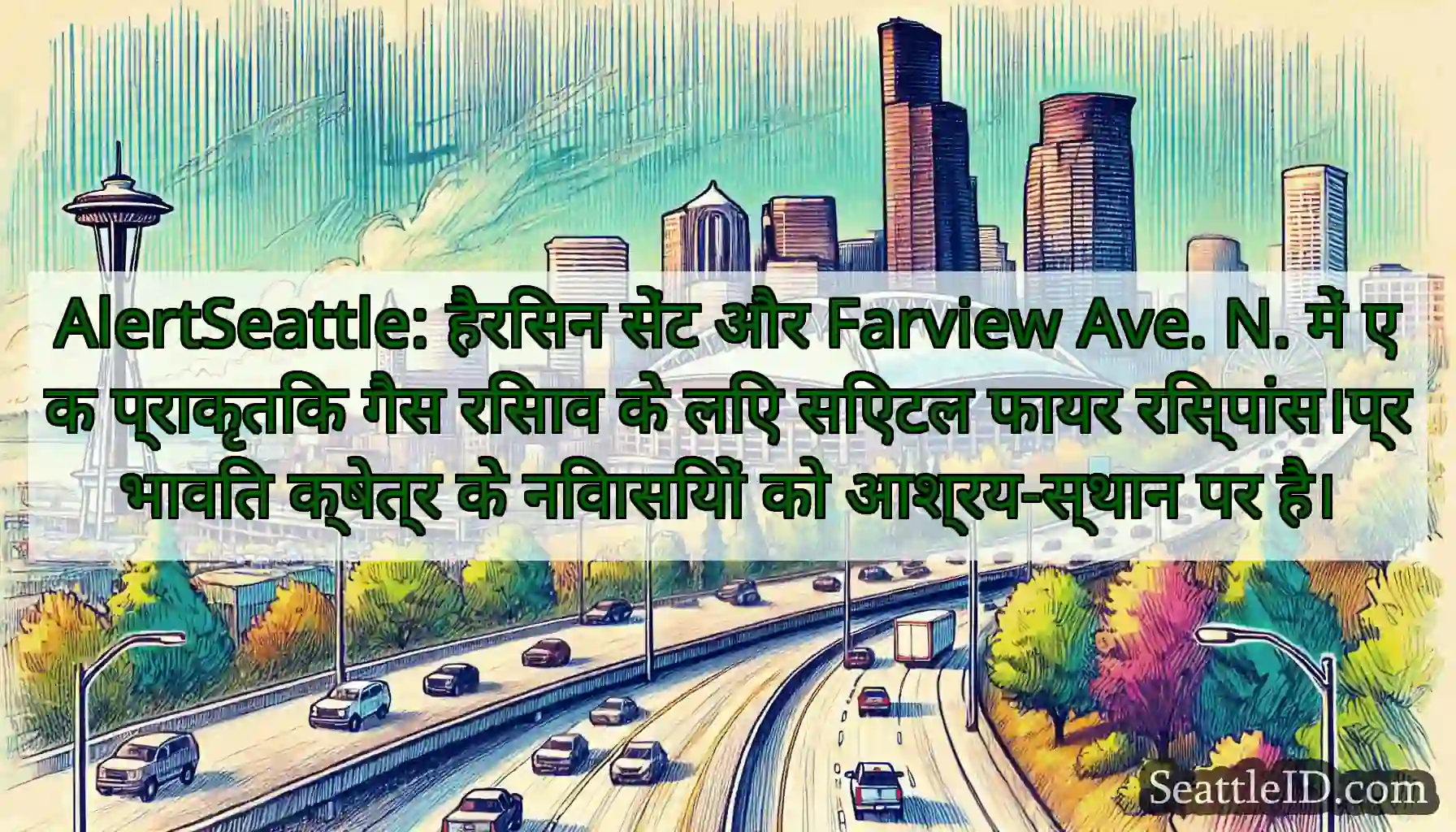 AlertSeattle: हैरिसन सेंट और Farview Ave. N. में