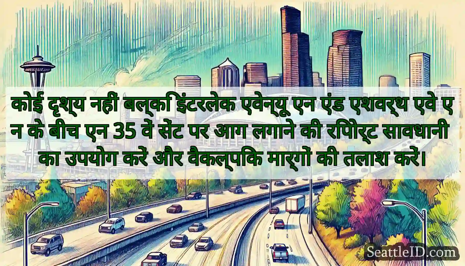 कोई दृश्य नहीं बल्कि इंटरलेक एवेन्यू एन एंड