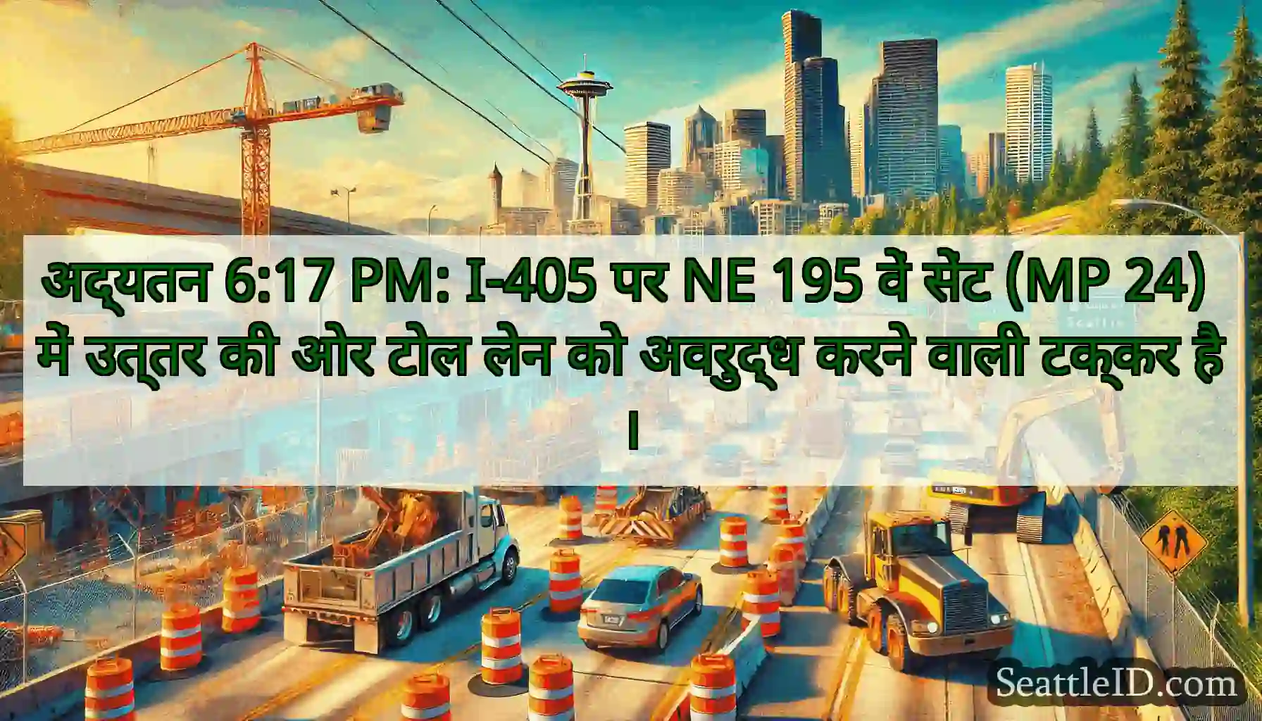 अद्यतन 6:17 PM: I-405 पर NE 195 वें सेंट (MP 24)