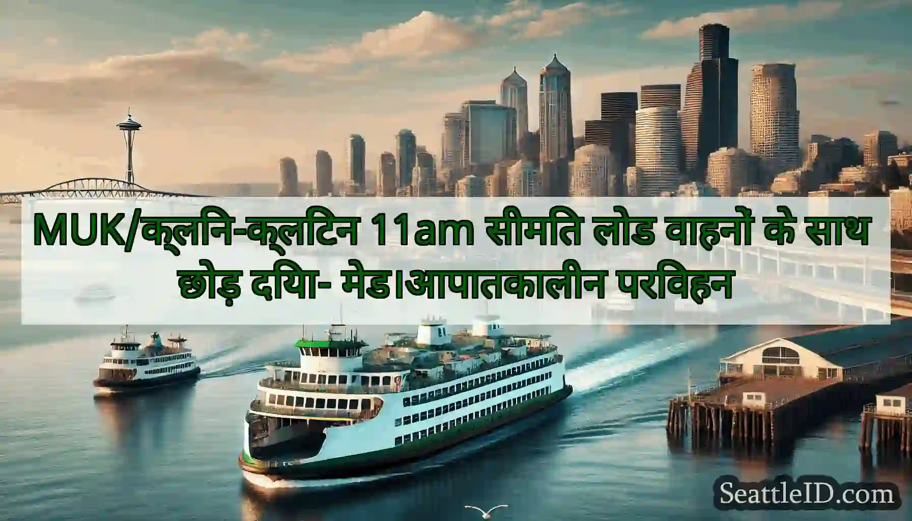 MUK/क्लिन-क्लिंटन 11am सीमित लोड वाहनों के साथ