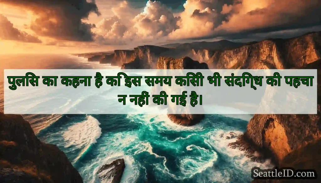 पुलिस का कहना है कि इस समय किसी भी संदिग्ध की