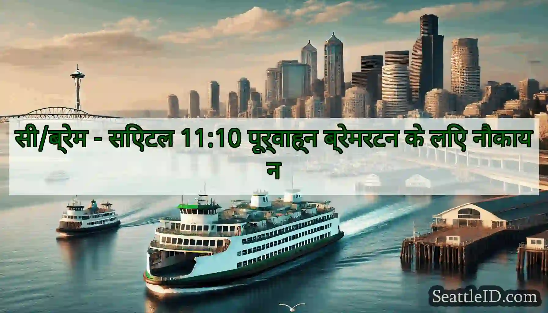 सी/ब्रेम - सिएटल 11:10 पूर्वाह्न ब्रेमरटन के लिए