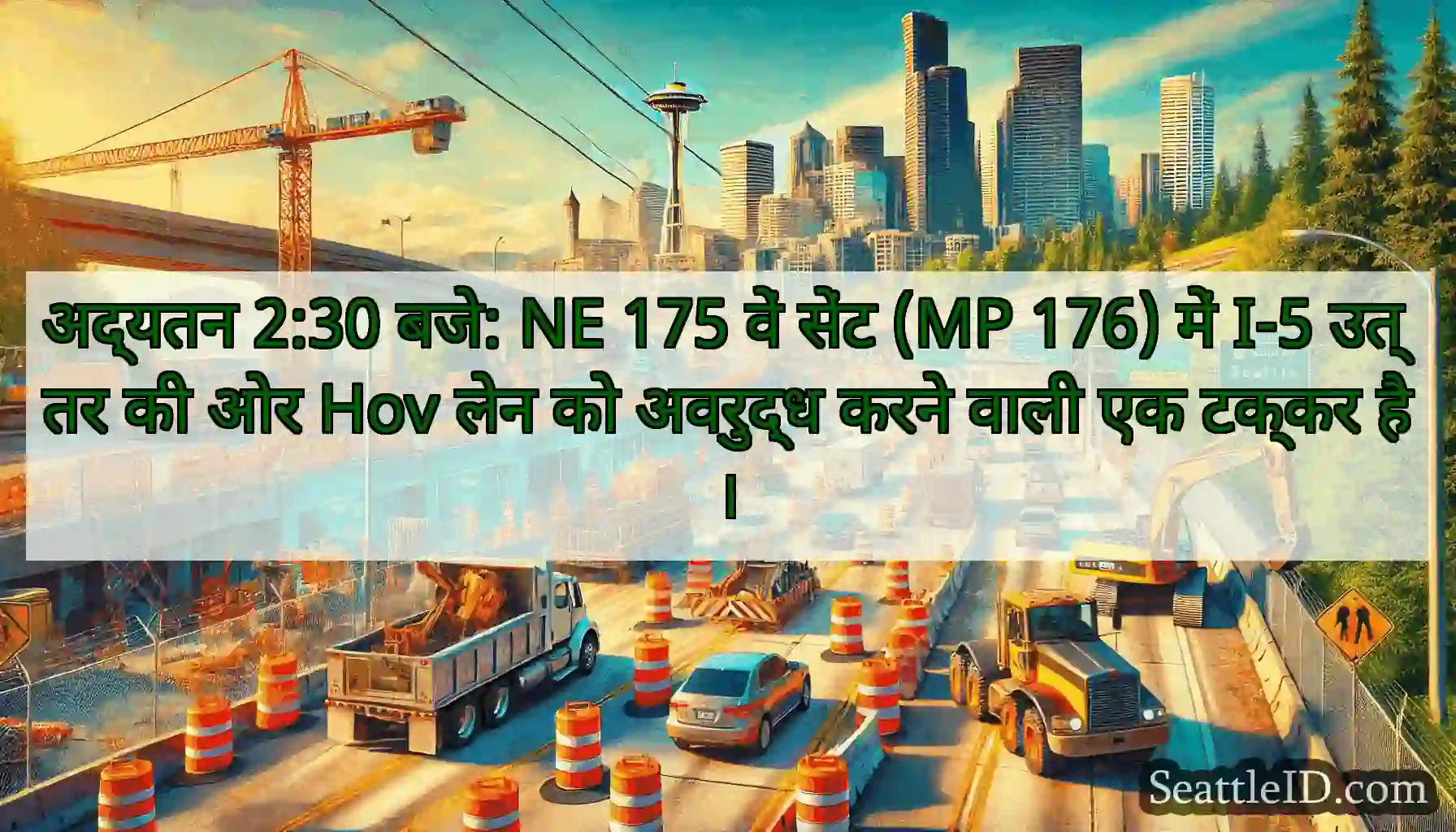 अद्यतन 2:30 बजे: NE 175 वें सेंट (MP 176) में I-5