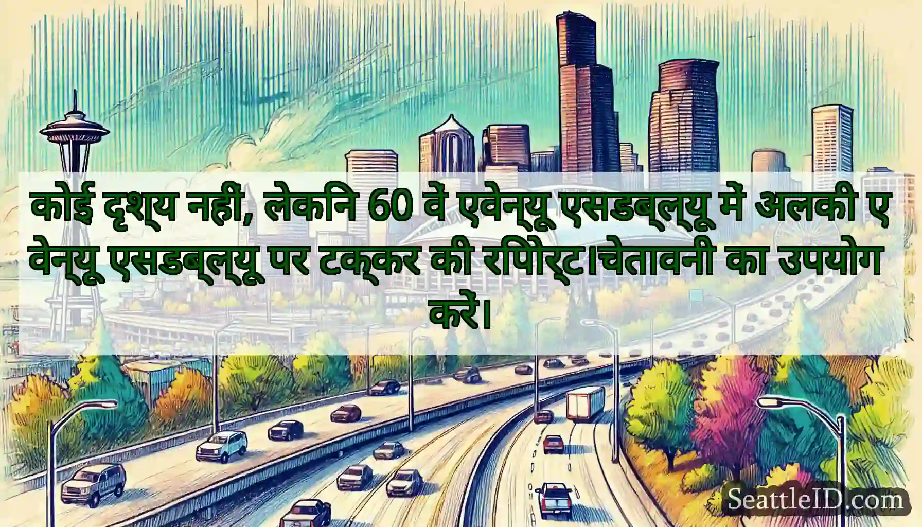 कोई दृश्य नहीं, लेकिन 60 वें एवेन्यू एसडब्ल्यू