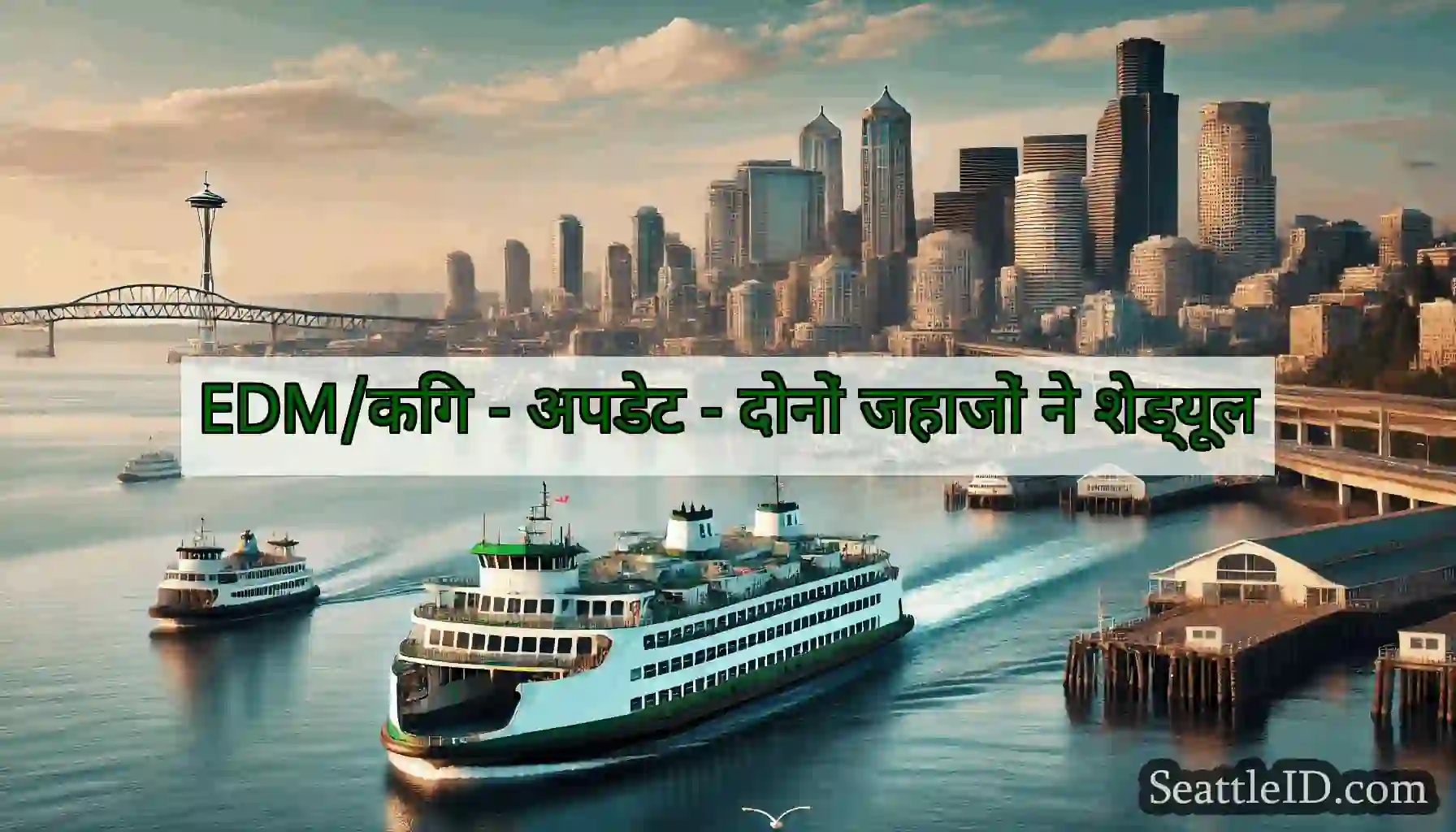 EDM/किंग - अपडेट - दोनों जहाजों ने शेड्यूल