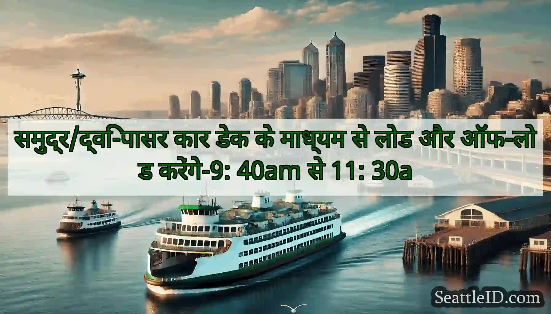 समुद्र/द्वि-पासर कार डेक के माध्यम से लोड और