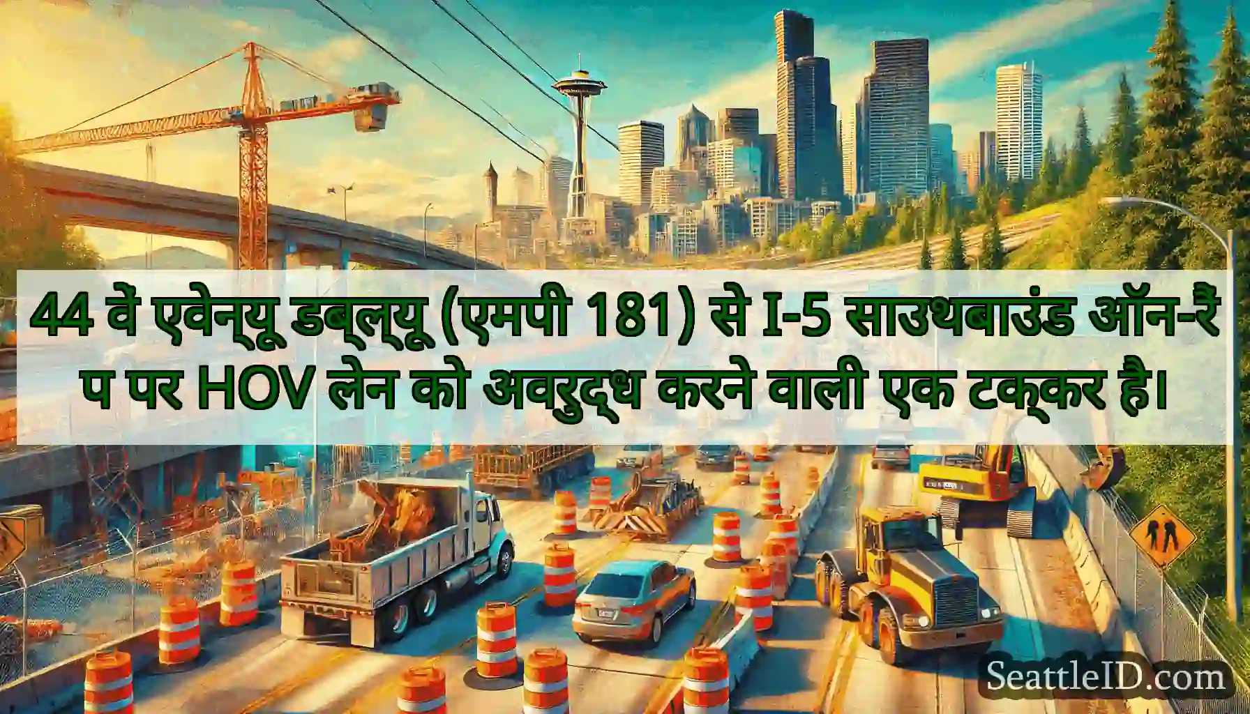 44 वें एवेन्यू डब्ल्यू (एमपी 181) से I-5