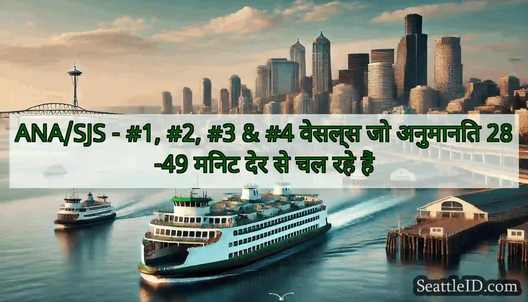 ANA/SJS - #1, #2, #3 & #4 वेसल्स जो अनुमानित