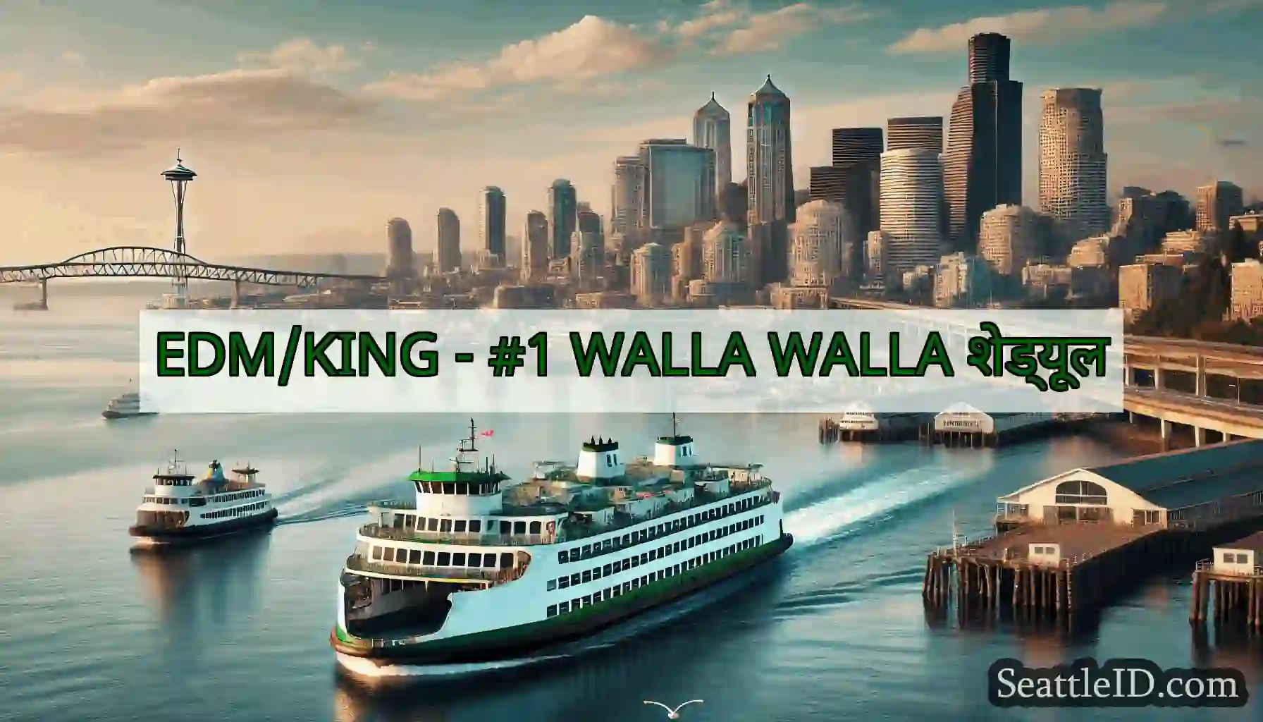 EDM/KING - #1 WALLA WALLA शेड्यूल