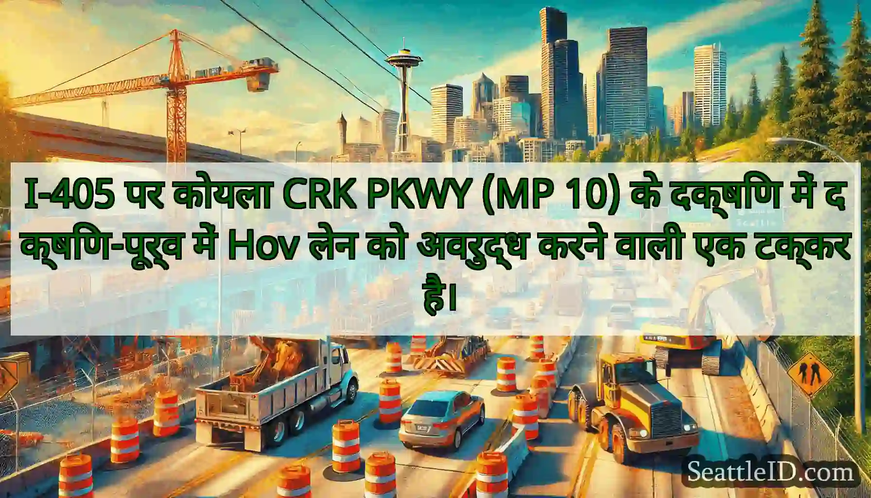 I-405 पर कोयला CRK PKWY (MP 10) के दक्षिण में