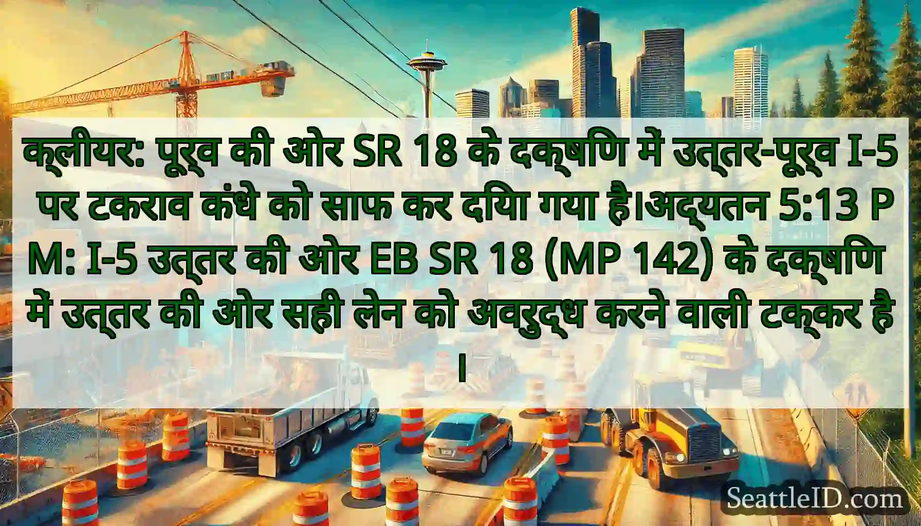 क्लीयर: पूर्व की ओर SR 18 के दक्षिण में